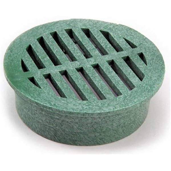 Homestead 13 4 in. Green Round Structural Foam Polyolefin Grate HO569526 - main